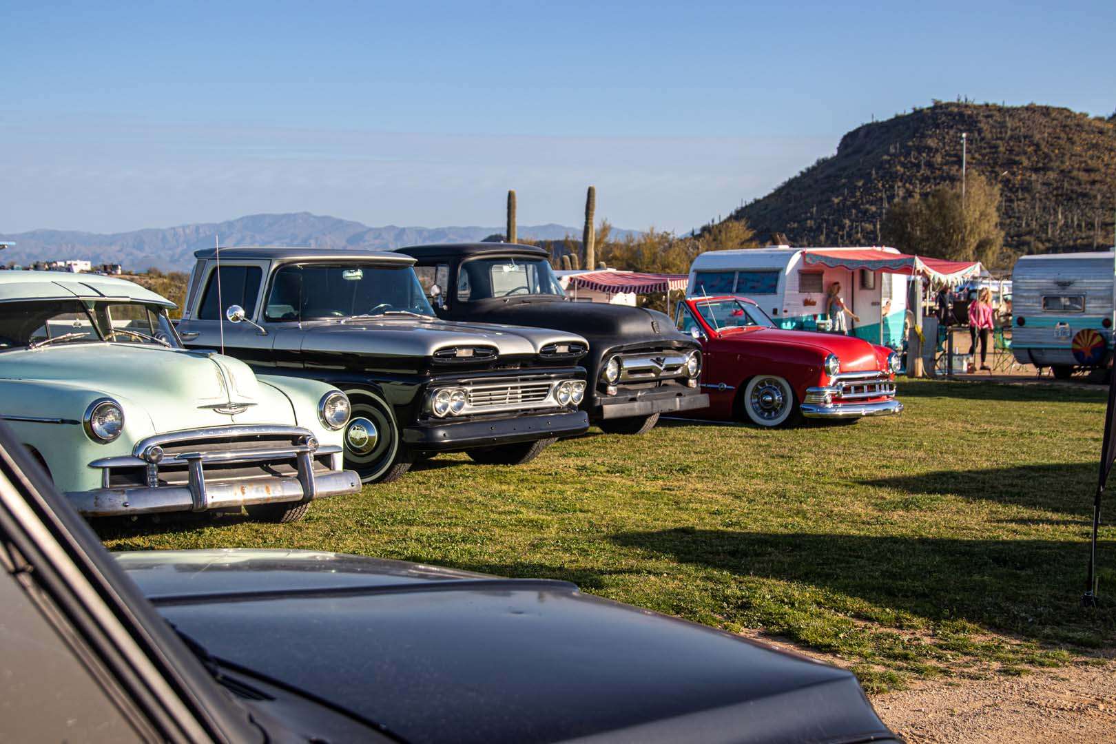 Ghost Town CC all lined up