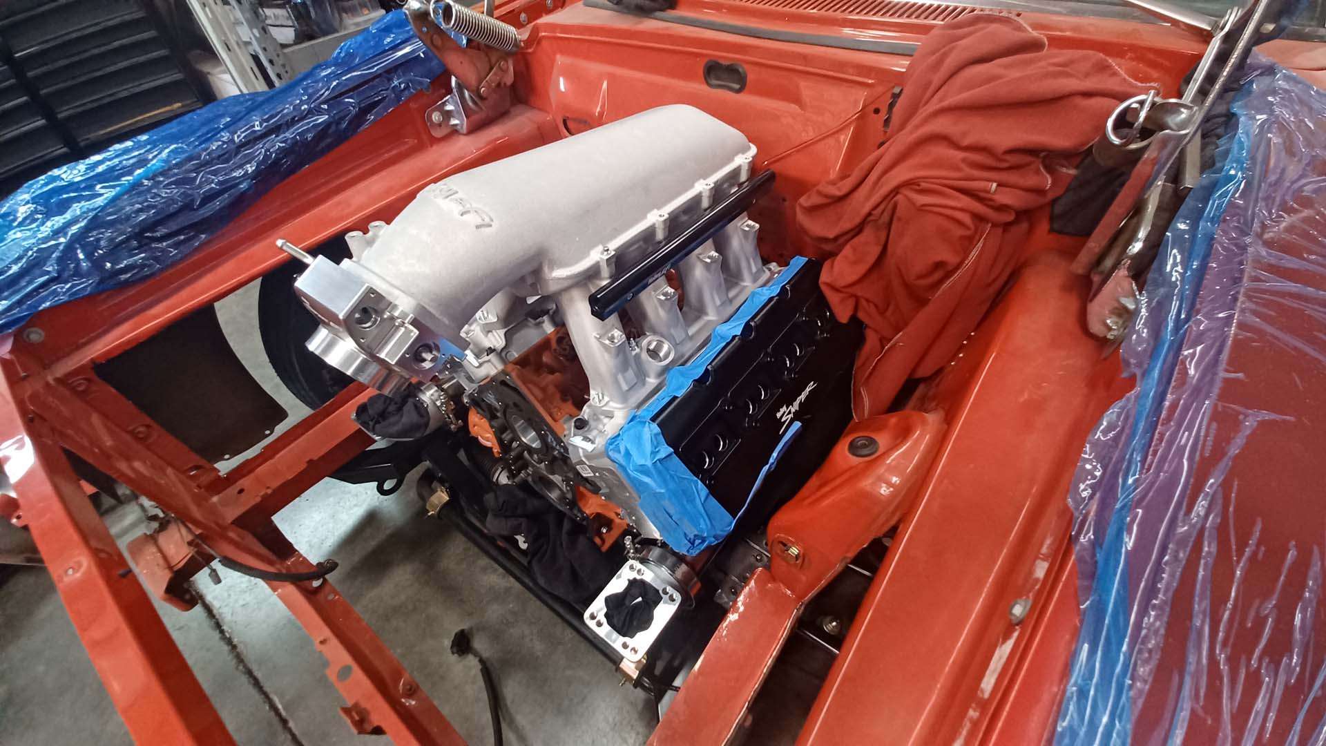 twin turbo charged Hemi engine
