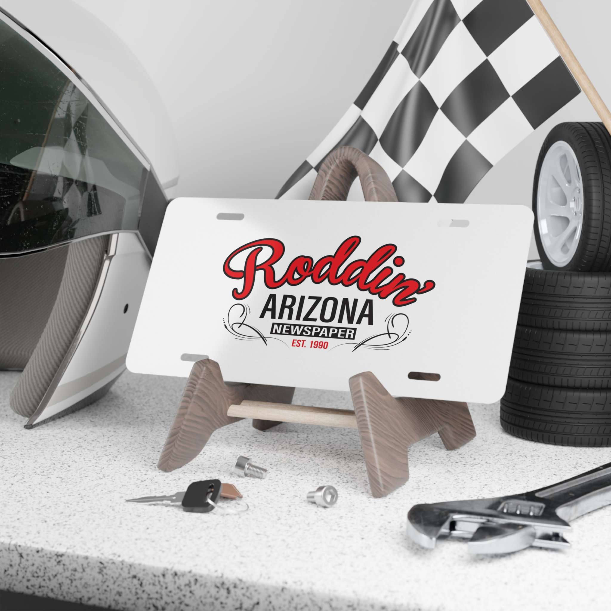 Roddin' Arizona Logo License Plate - Image 2