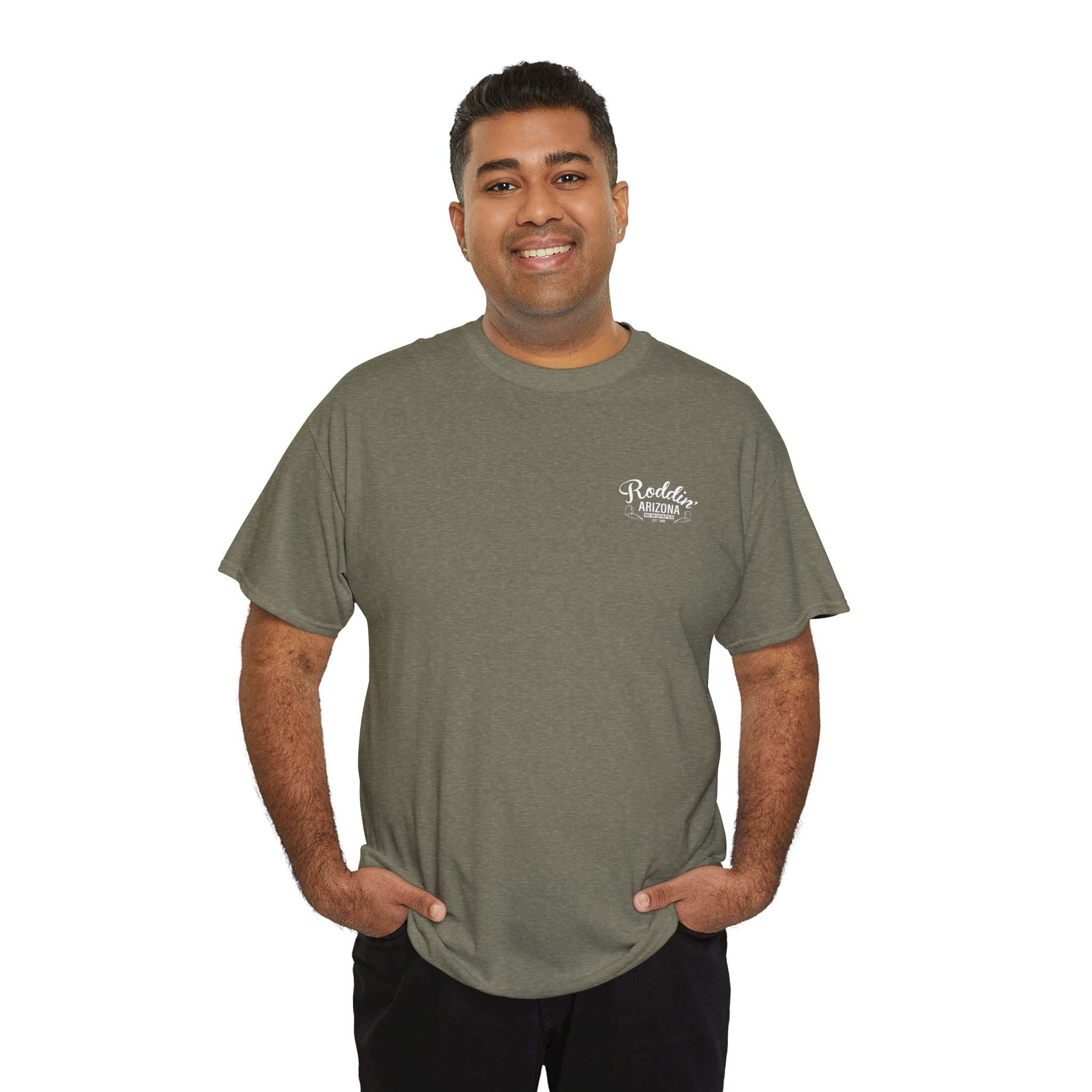 Roddin' AZ Vintage Hot Rod T-Shirt - Image 8
