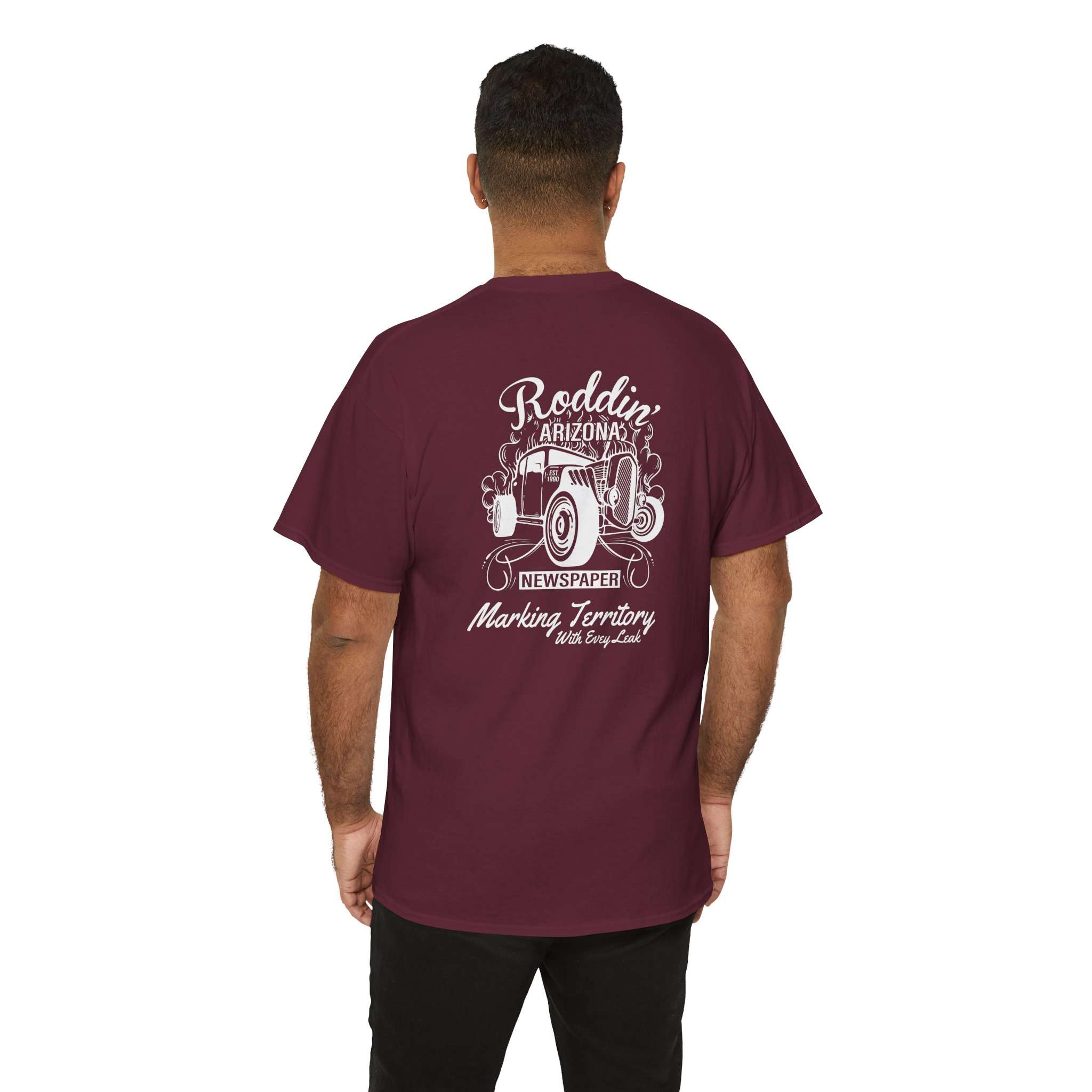 Roddin' AZ Vintage Hot Rod T-Shirt - Image 3