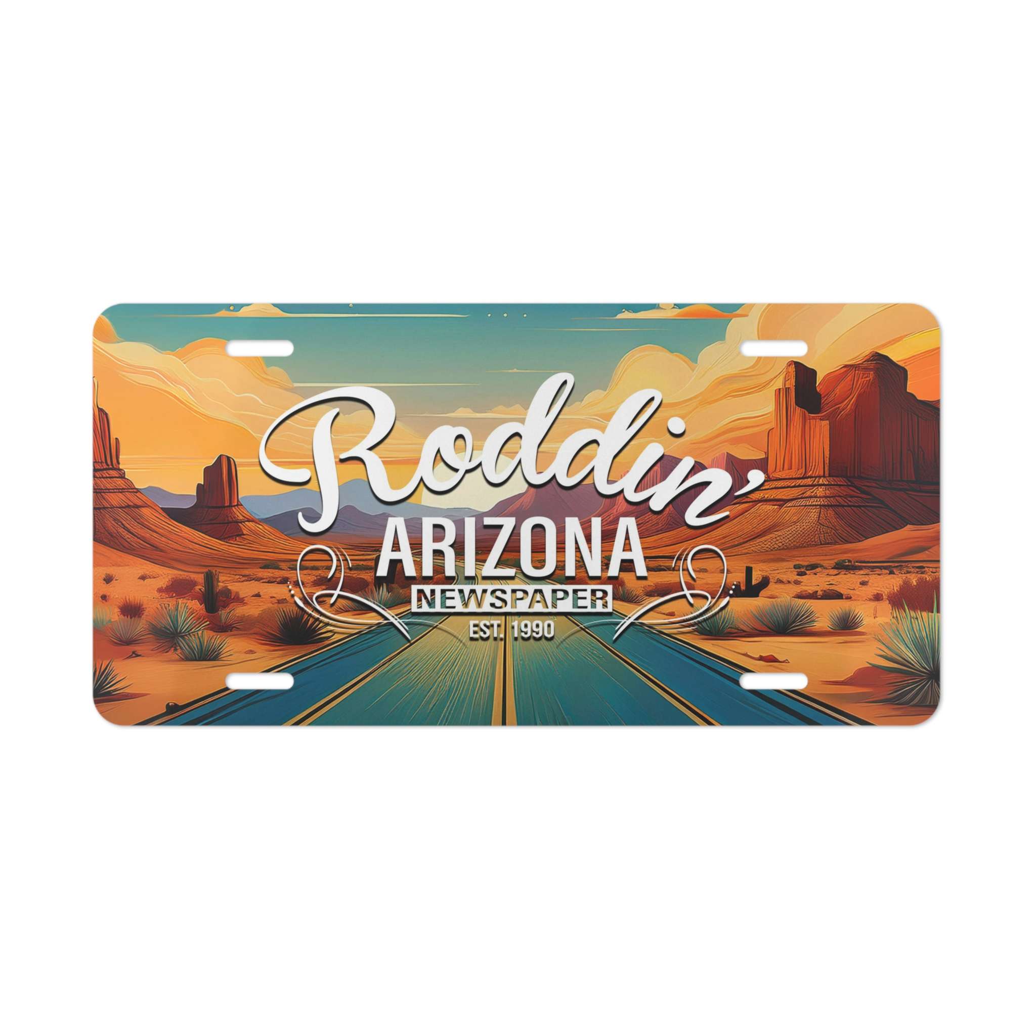 Roddin' AZ License Plate
