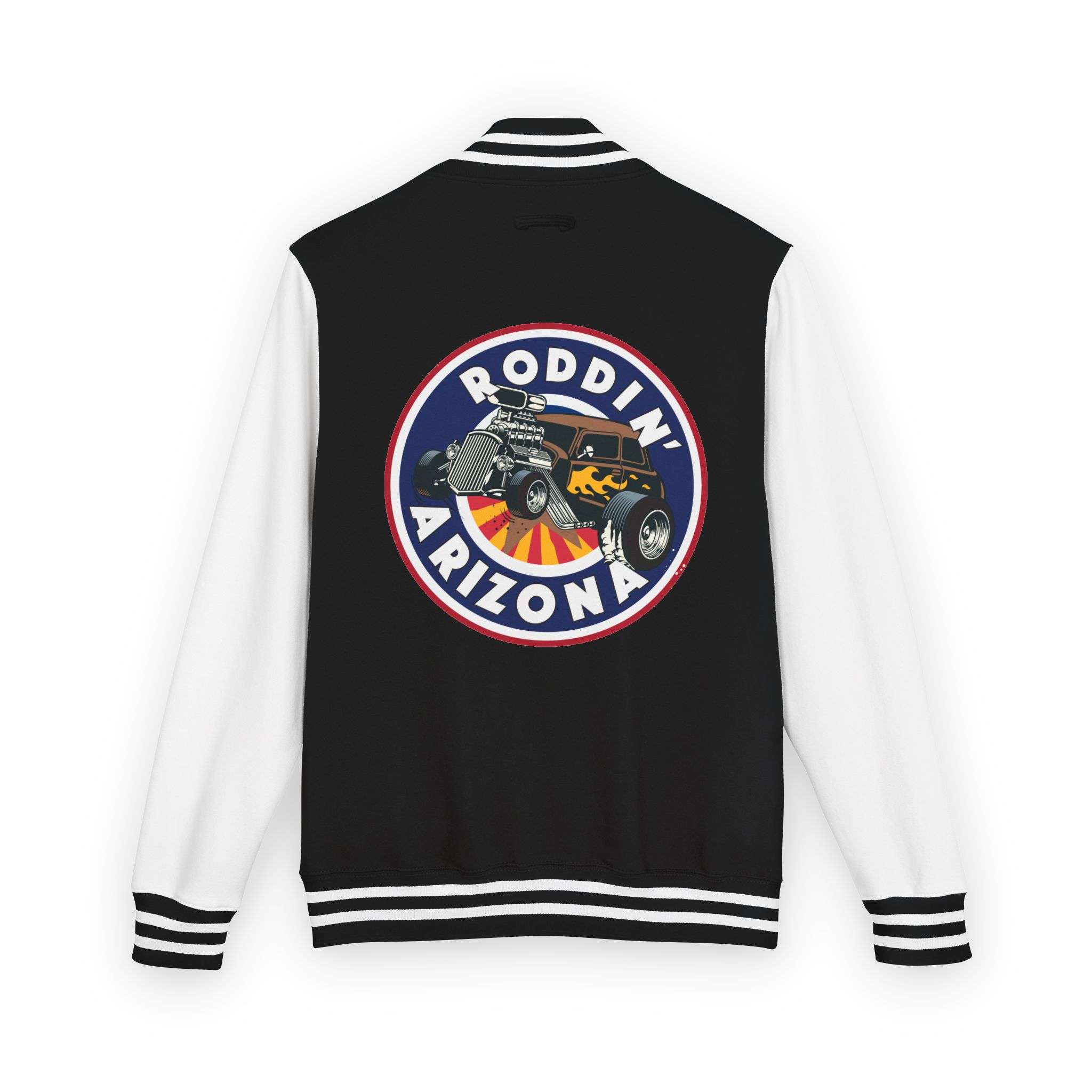 Retro Roddin' Unisex Letterman Jacket - Image 2