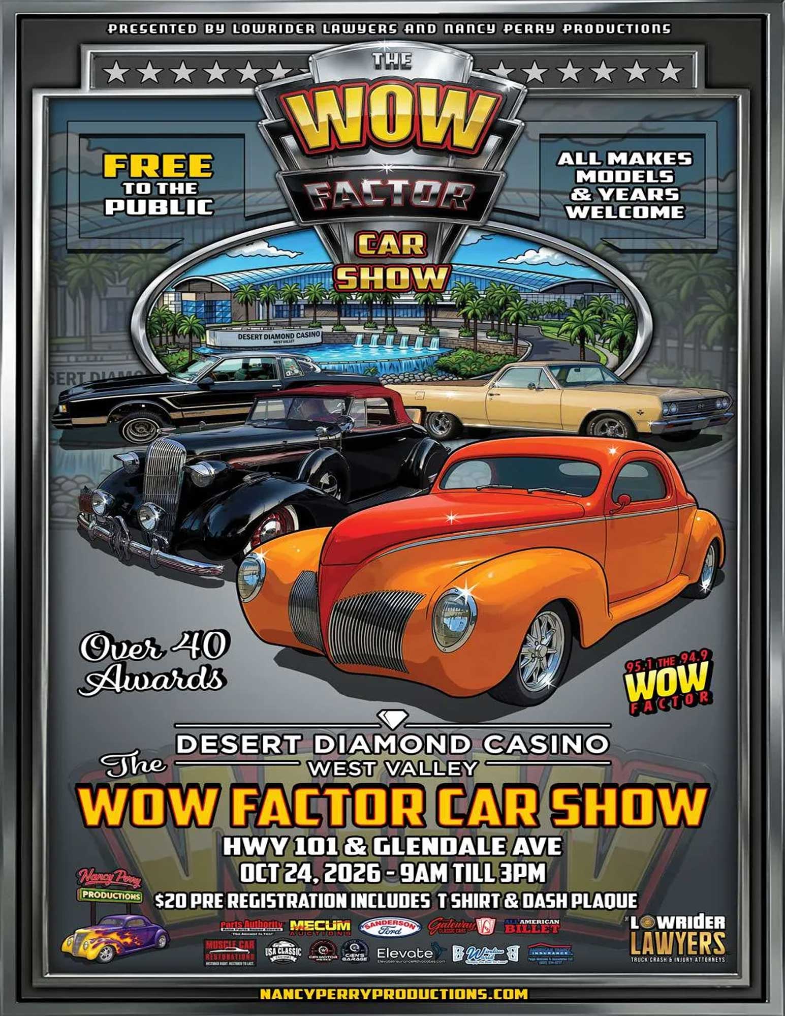 Official event image for The WOW Factor Car Show