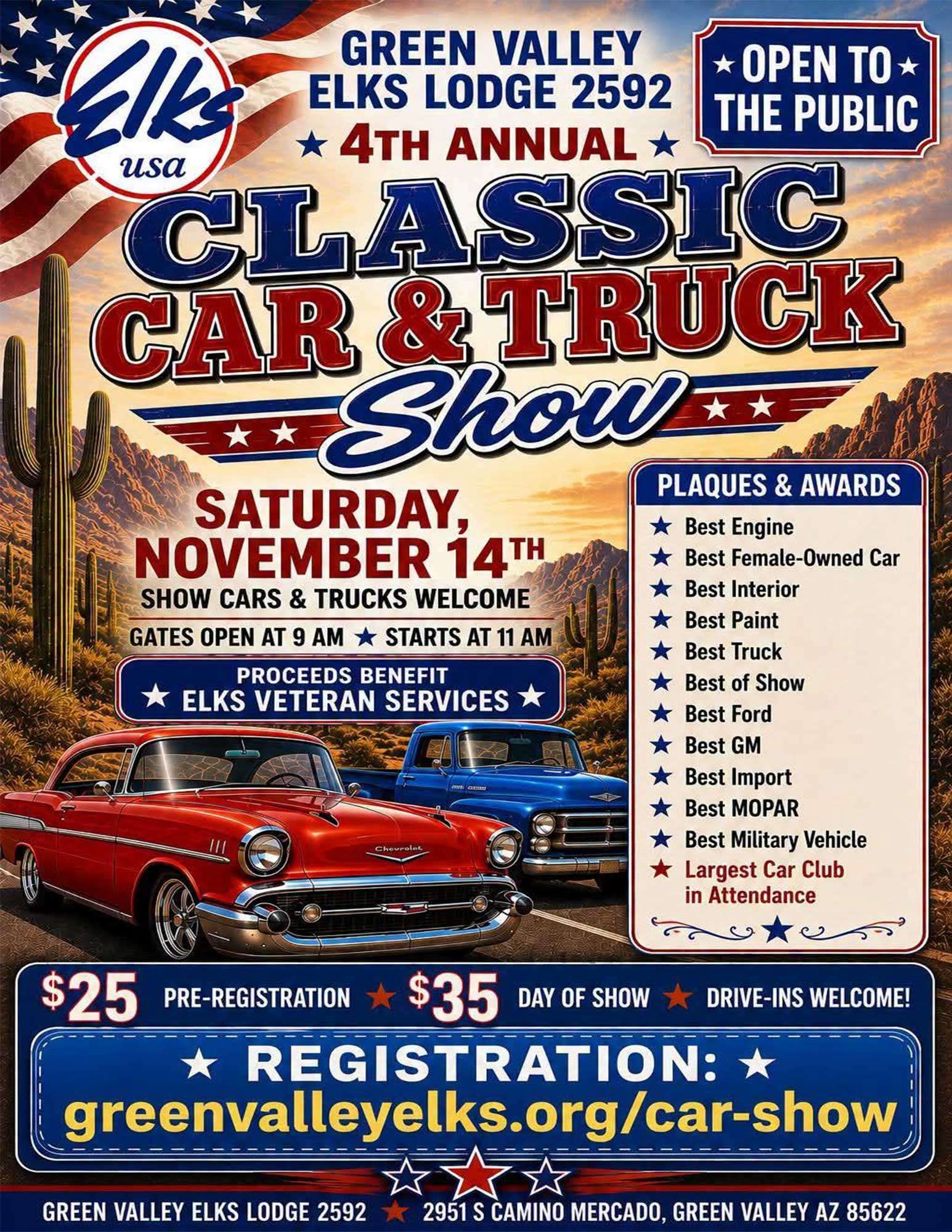 Official event image for Annual Classic Car & Truck Show